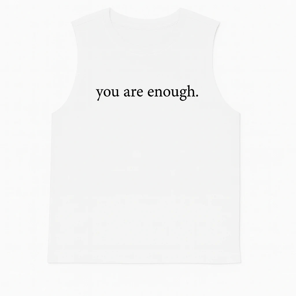 Camiseta sin mangas "Querida persona detrás de mí (Eres suficiente)" (paquete de 2)