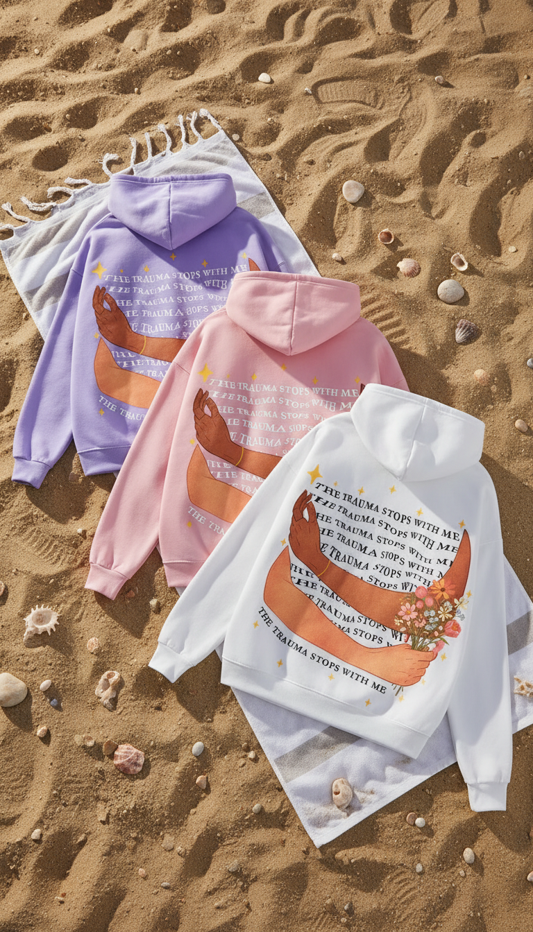 Trauma Termina Conmigo Sudadera con Capucha