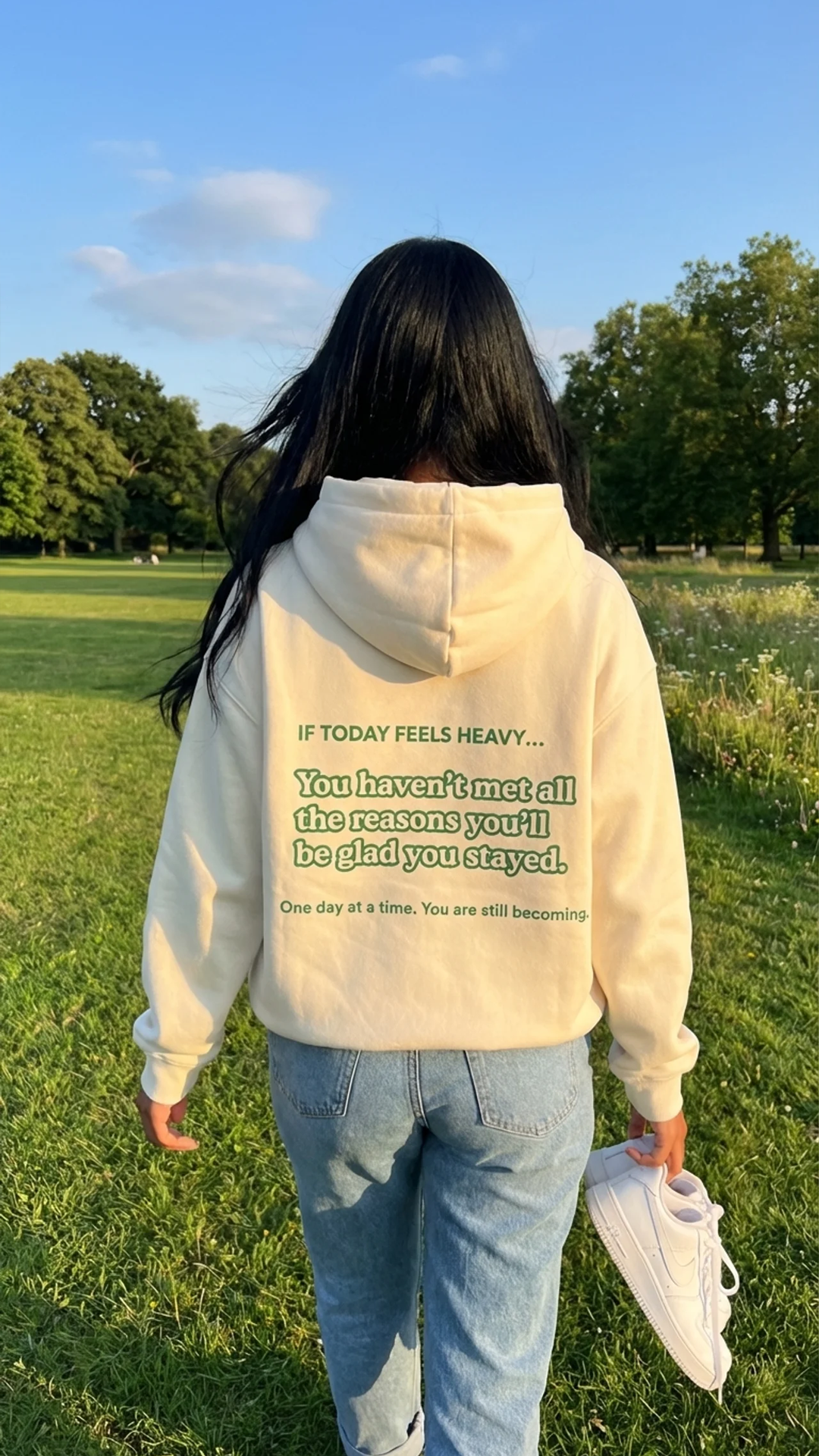 Sudadera con capucha "Grandes Cosas por Venir"