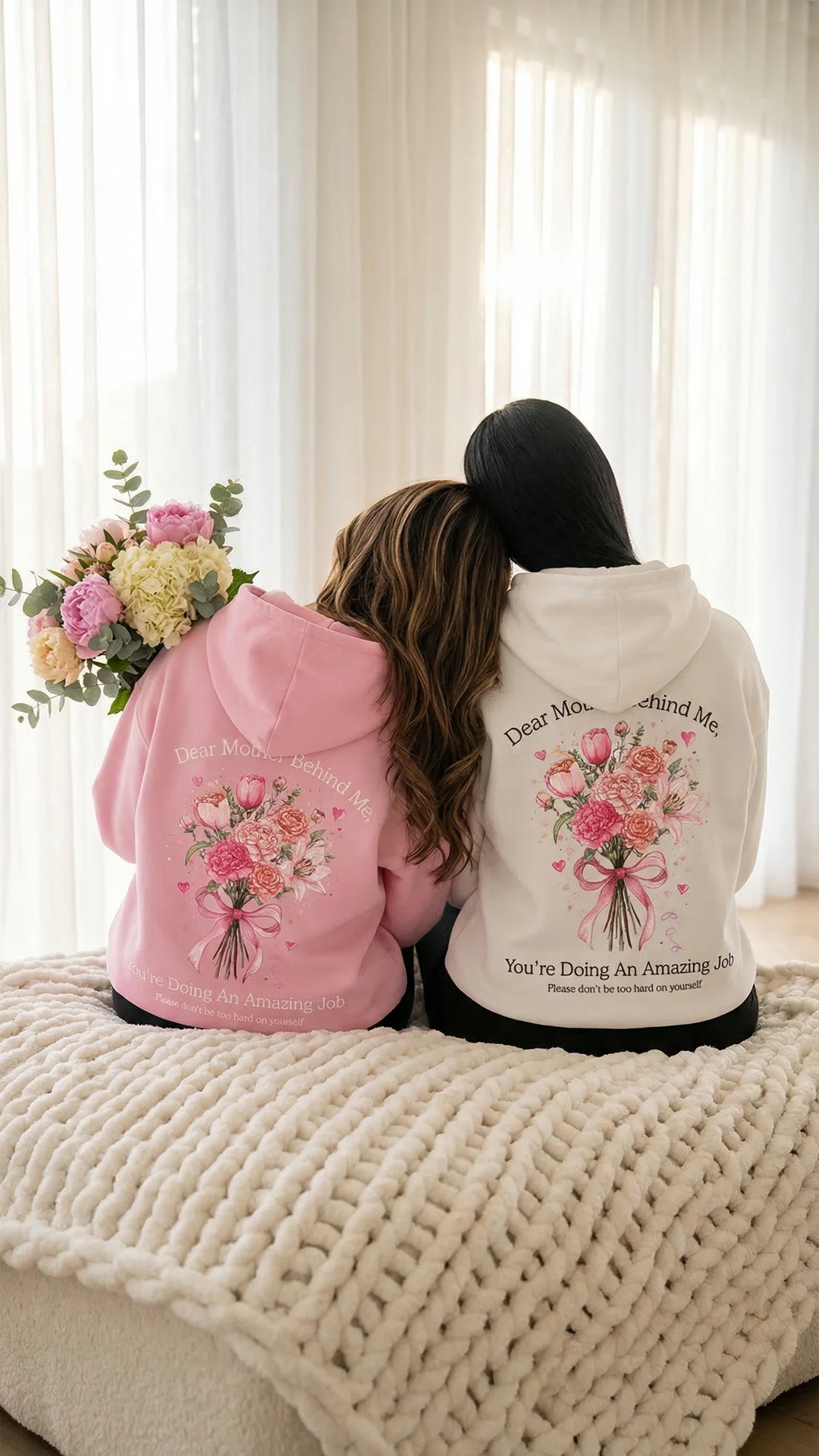 Dear Mother Behind Me (You are enough) Hoodie