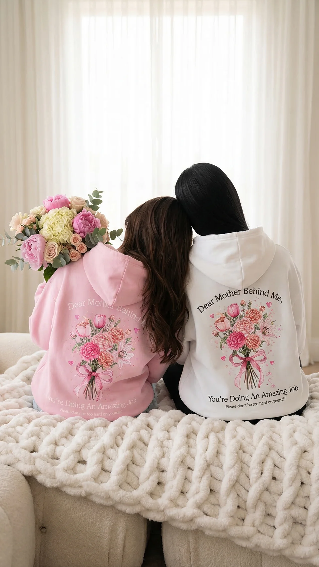 Dear Mother Behind Me (You are enough) Hoodie