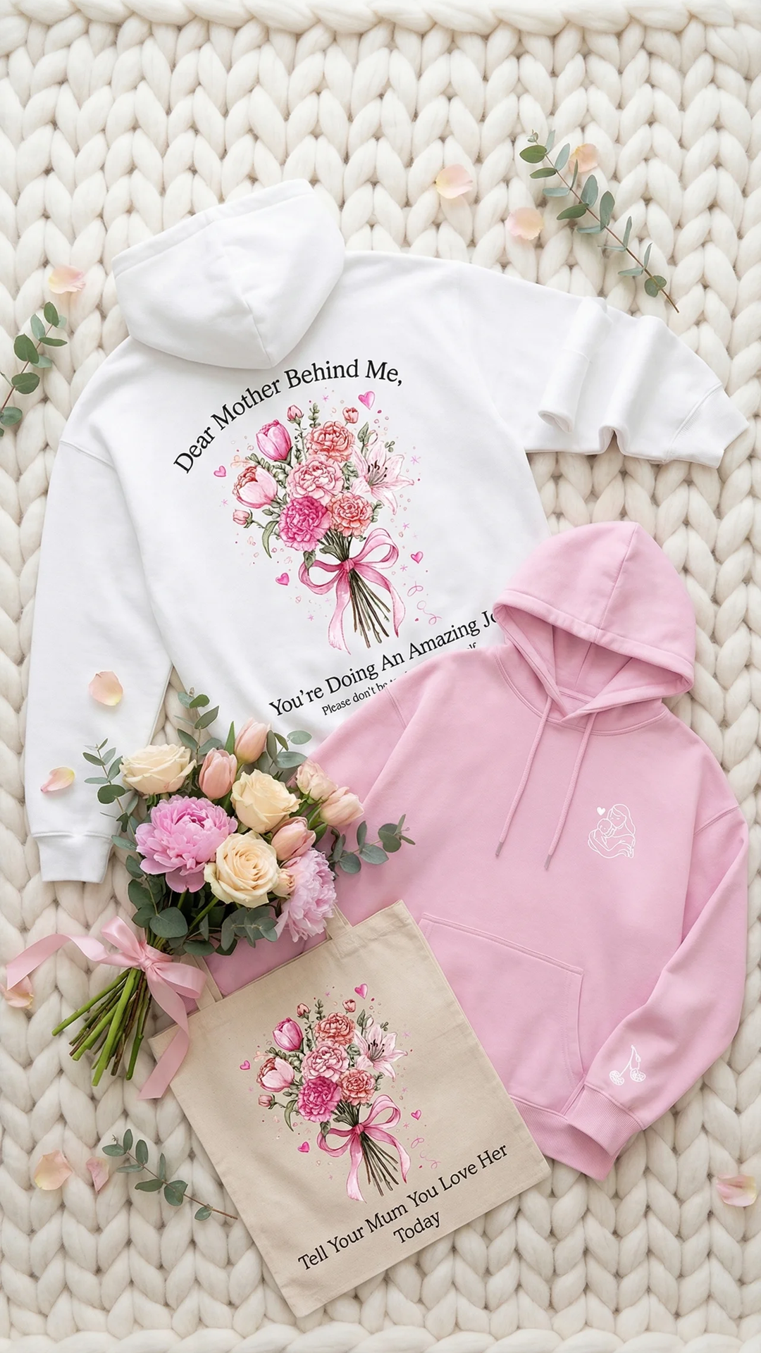 Dear Mother Behind Me (You are enough) Hoodie