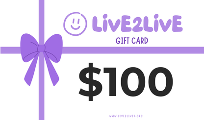 LIVE2LIVE Gift Card
