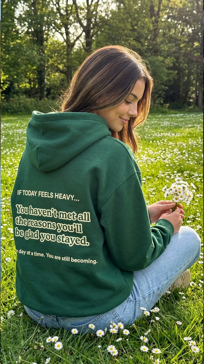 Sudadera con capucha "Grandes Cosas por Venir"