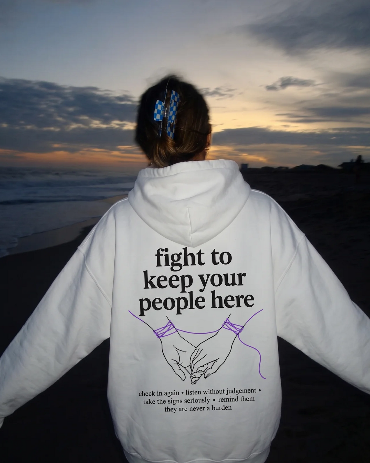 Fight To Keep Your People Here Hoodie UK
