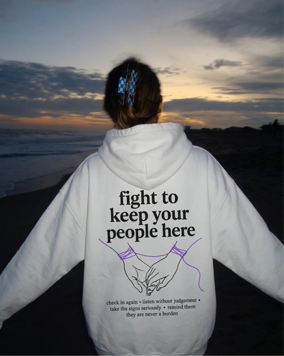 Fight To Keep Your People Here Hoodie UK