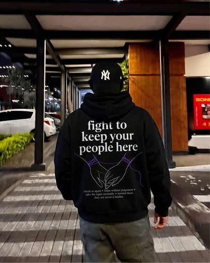 Fight To Keep Your People Here Hoodie UK