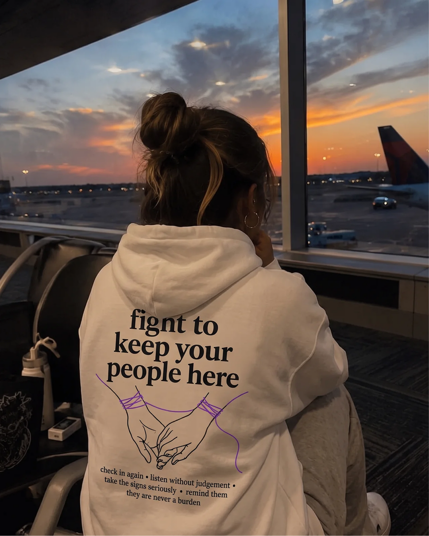 Fight To Keep Your People Here Hoodie UK