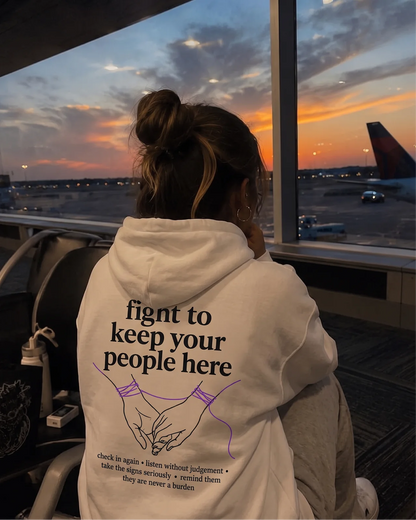 Fight To Keep Your People Here Hoodie UK