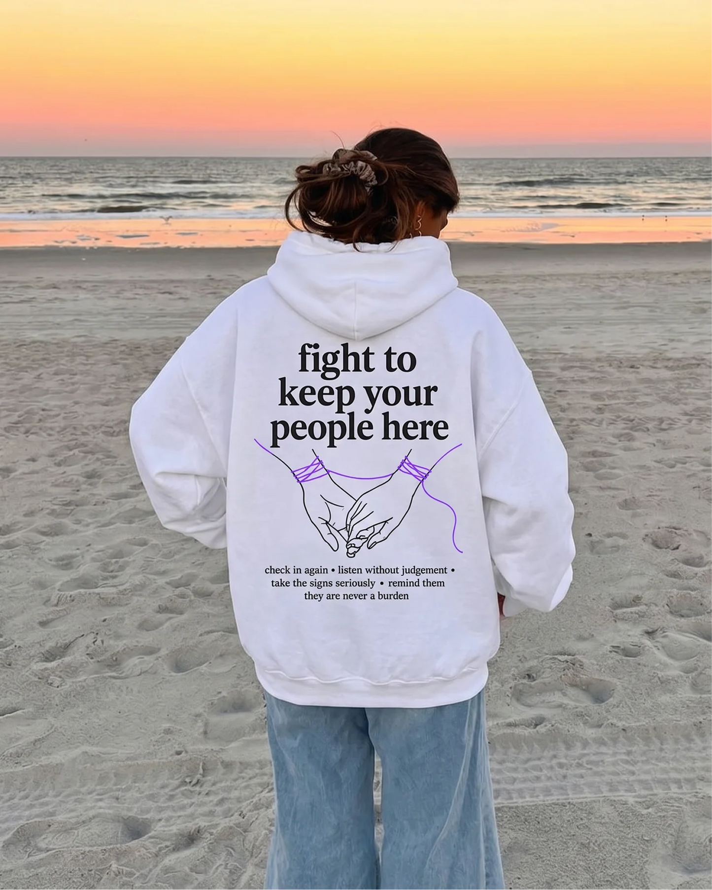 Fight To Keep Your People Here Hoodie UK