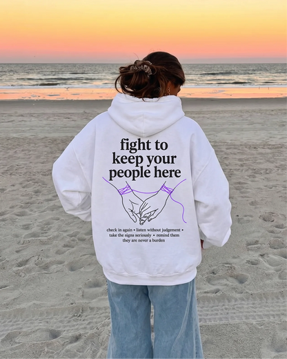 Fight To Keep Your People Here Hoodie UK