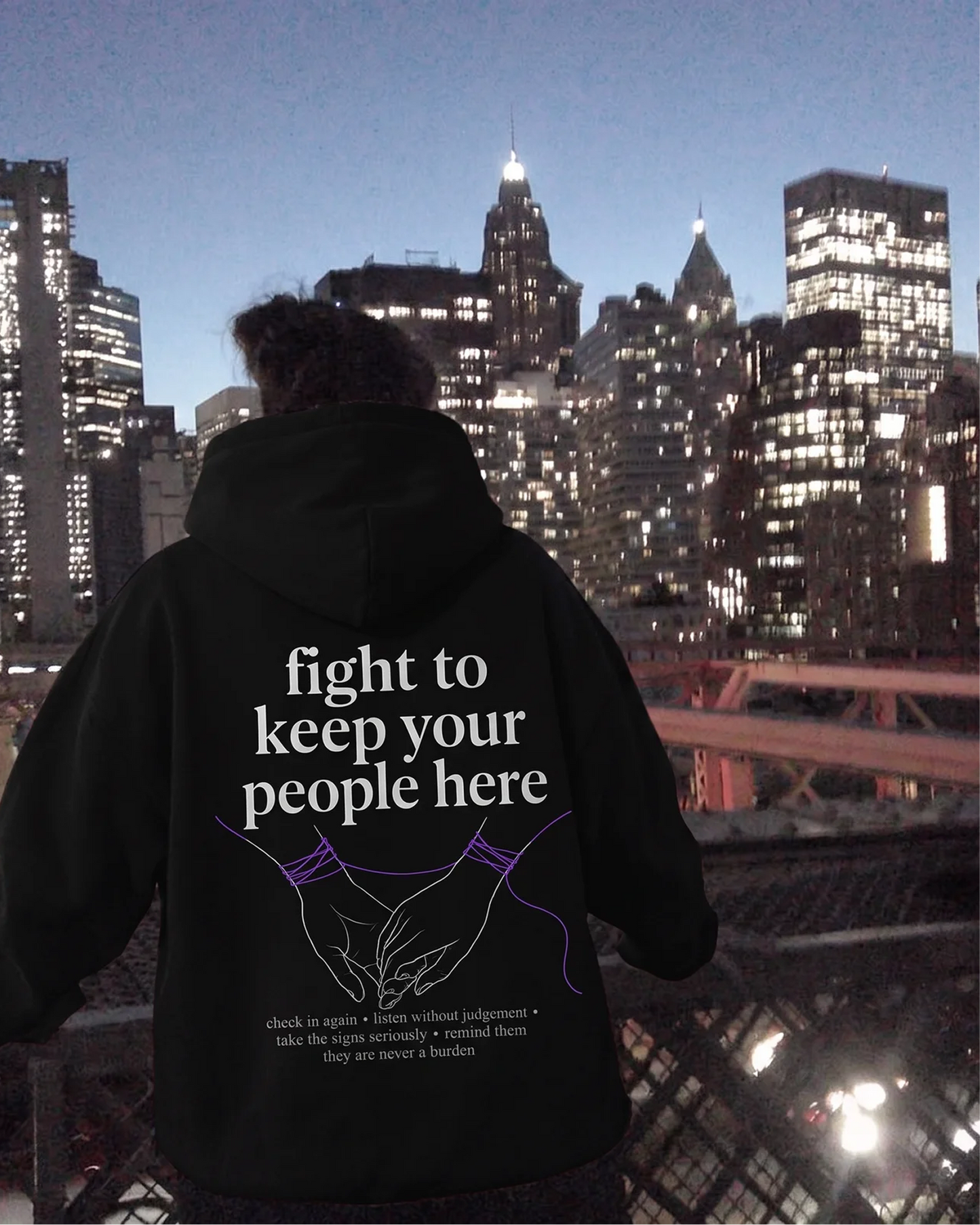 Fight To Keep Your People Here Hoodie UK