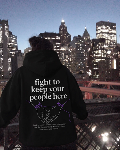 Fight To Keep Your People Here Hoodie UK