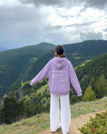 Querida persona detrás de mí (Eres suficiente) Sudadera con capucha