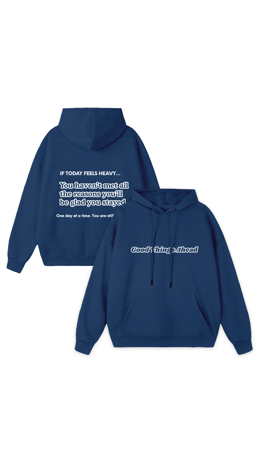 Sudadera con capucha "Grandes Cosas por Venir"