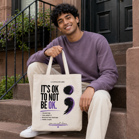 It’s OK To Not Be OK tote bag