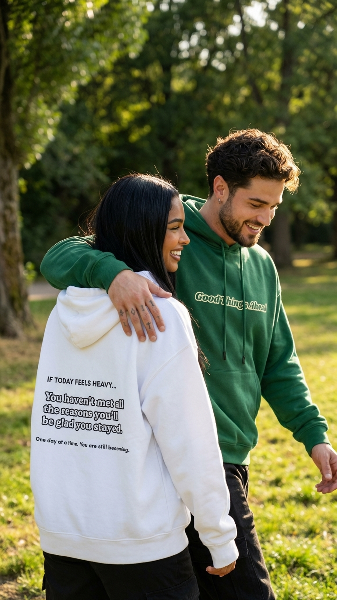 Sudadera con capucha "Grandes Cosas por Venir"