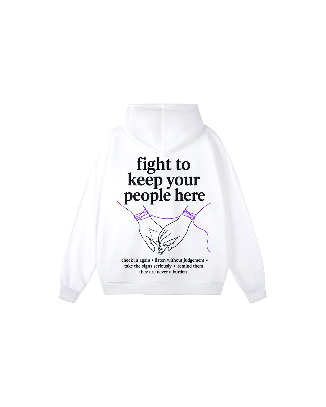 Fight To Keep Your People Here Hoodie UK