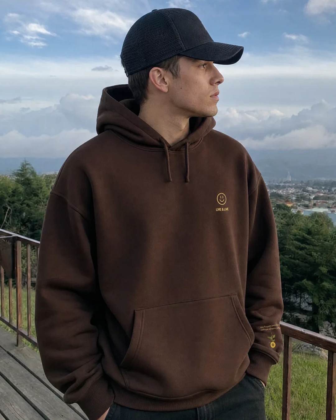 You Leave a Light Hoodie