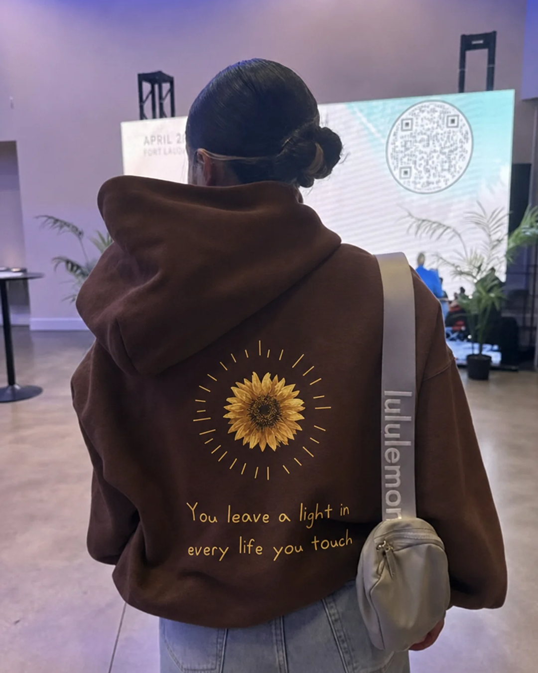 You Leave a Light Hoodie
