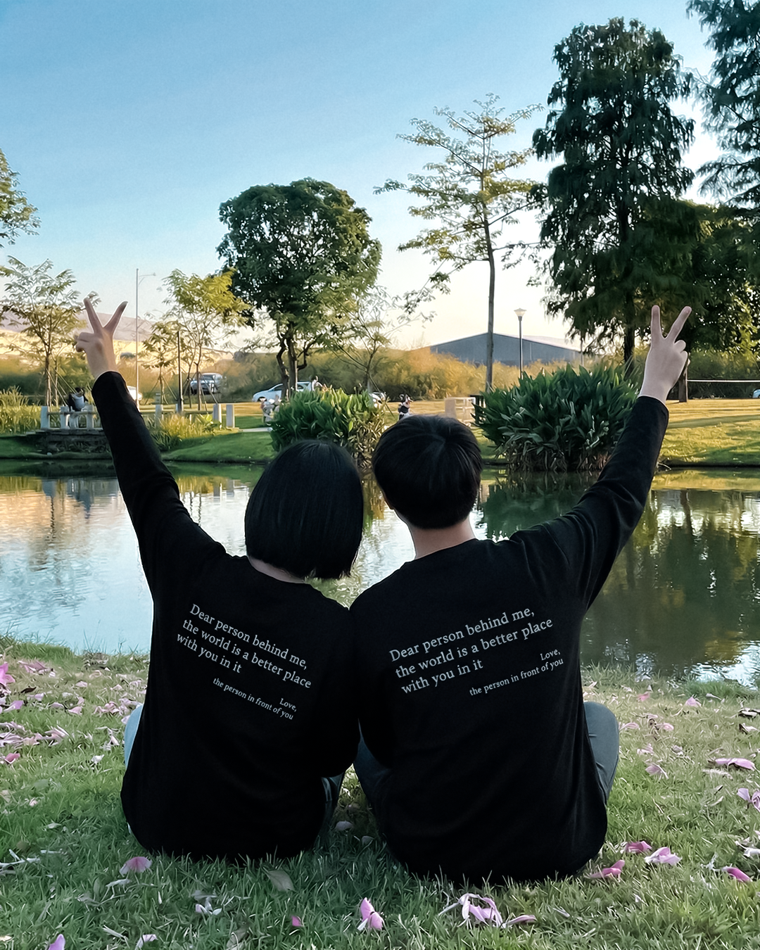 Querida persona detrás de mí (Eres suficiente) Camisa de manga larga