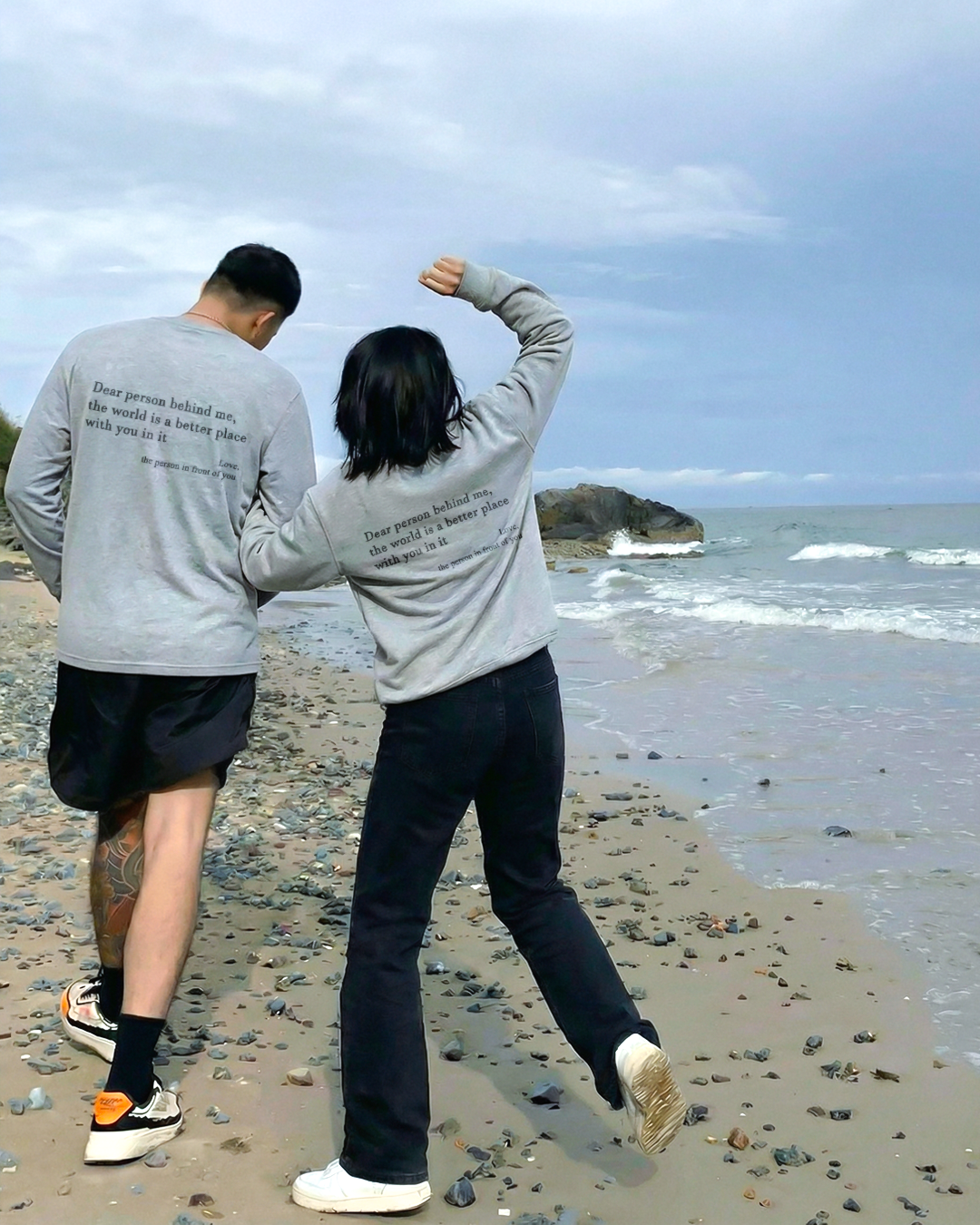 Querida persona detrás de mí (Eres suficiente) Camisa de manga larga