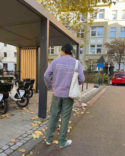 Querida persona detrás de mí (Eres suficiente) Camisa de manga larga