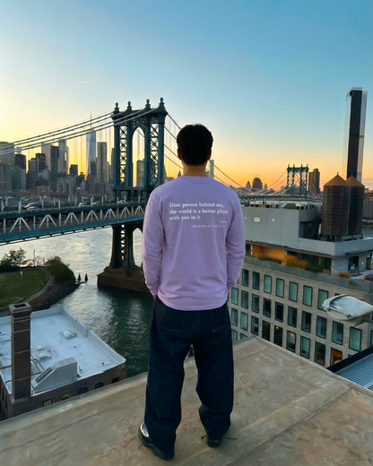 Querida persona detrás de mí (Eres suficiente) Camisa de manga larga