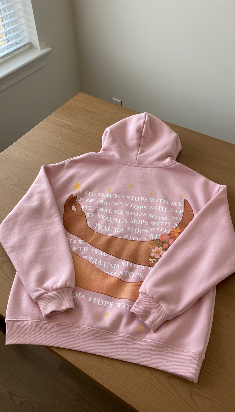Trauma Termina Conmigo Sudadera con Capucha