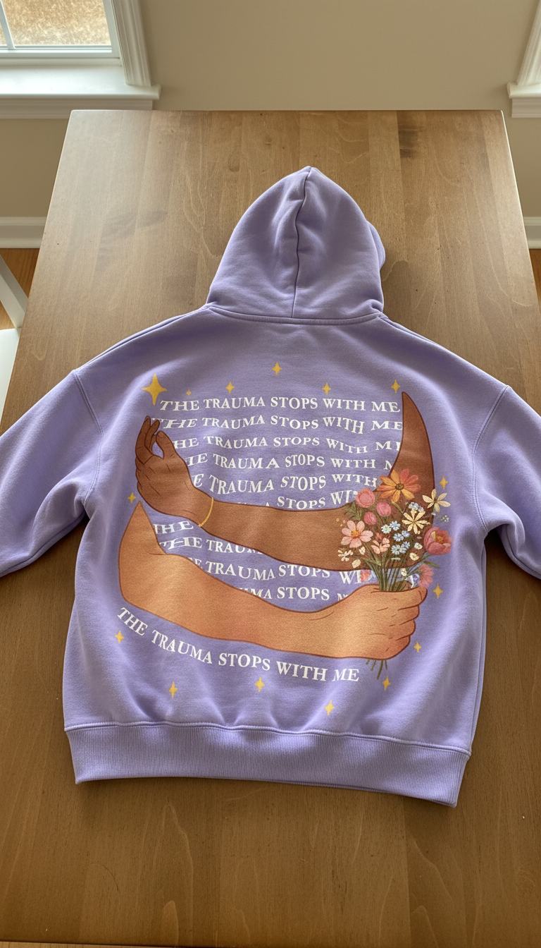 Trauma Termina Conmigo Sudadera con Capucha