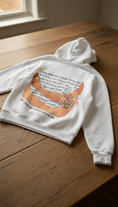 Trauma Termina Conmigo Sudadera con Capucha