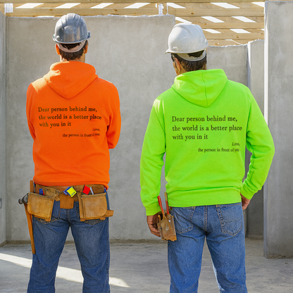 Hi-VIS Dear Person Behind Me (You are enough) Hoodie